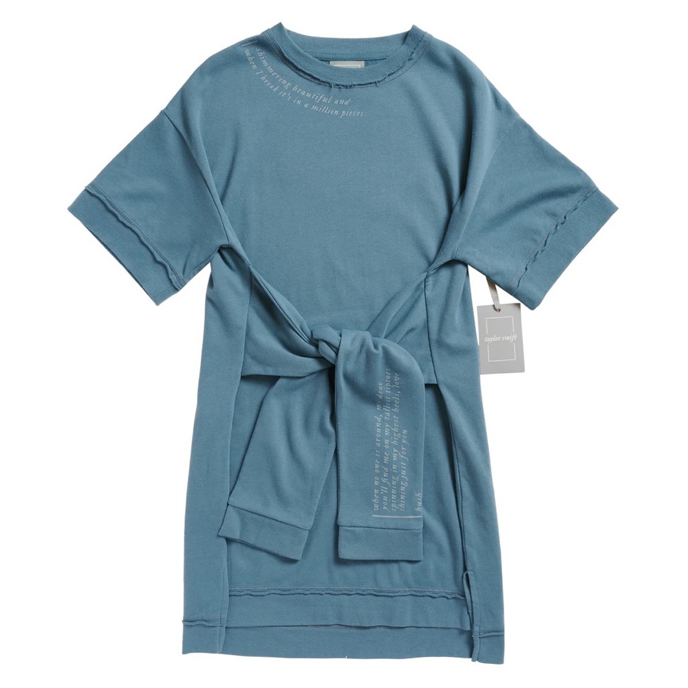 TS The Shimmering Beautiful Wrap Dress - Green - XL (Limited Edition)